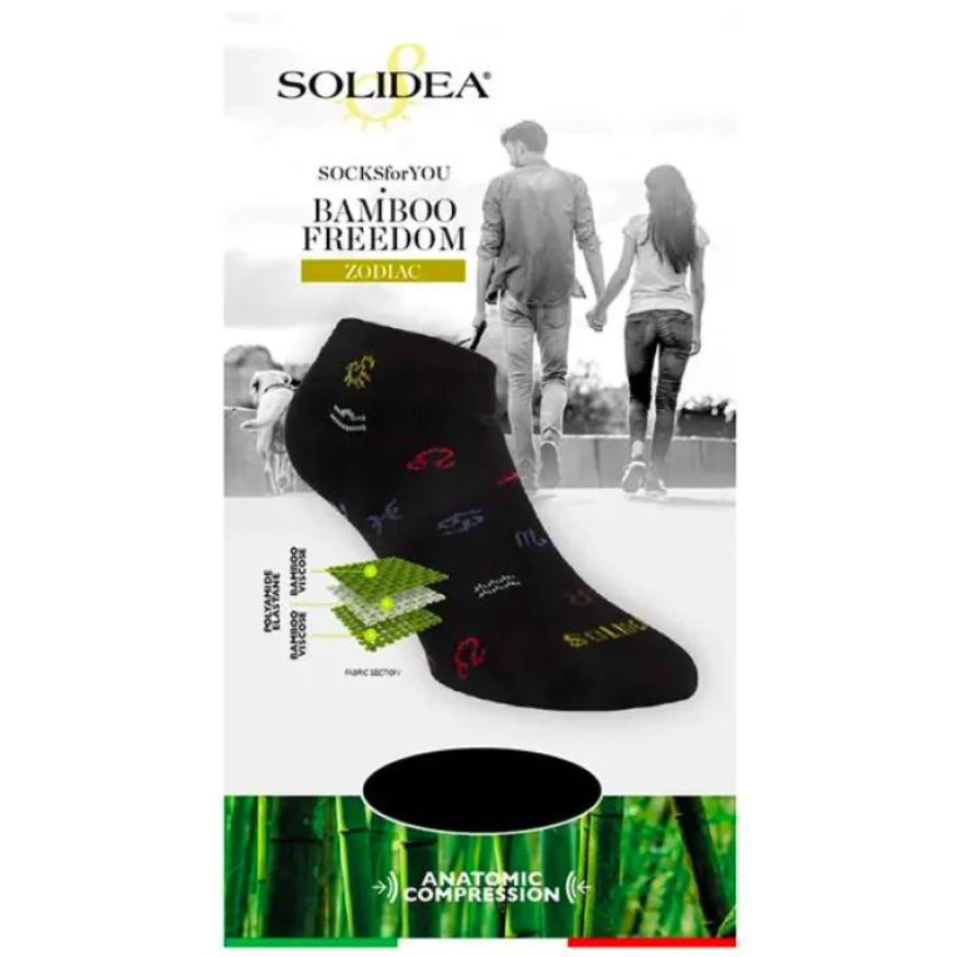 Solidea Κάλτσες για εσάς Bamboo Freedom Zodiac Αναπνέουσες Υφασμάτινες Κάλτσες Λευκές 5XXL