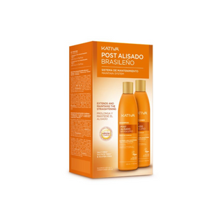 Kativa Post Shampoo + Balsamo lisciante brasiliano 2 x 225 ml