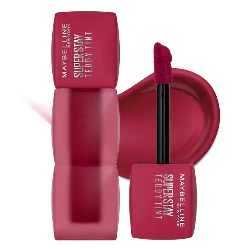 Maybelline 哑光液体唇膏 Super Stay Teddy 5ml - 色号:50 Wild At Heart