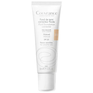 Avène Liquid Cover Makeup Couvrance SPF 20 (Fluid Corrector Foundation) 30 ml - Nuance: 20 Natural