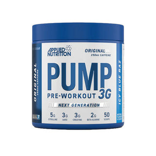 Applied Nutrition Pump 3G Pre-Workout Icy Lampone blu 375 g — Pre-Workout Supplement