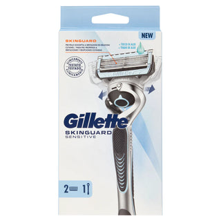 Gillette Skinguard Sensitive Macchina 2 Ricambi