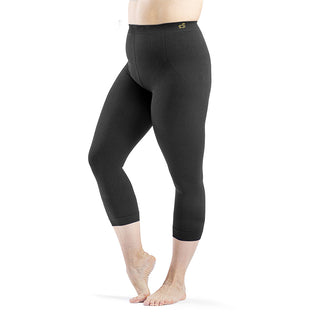 Solidea Be You Capri Curvy  Leggings Micromassaggianti 15 21 mmHg  Nero 1S-XL