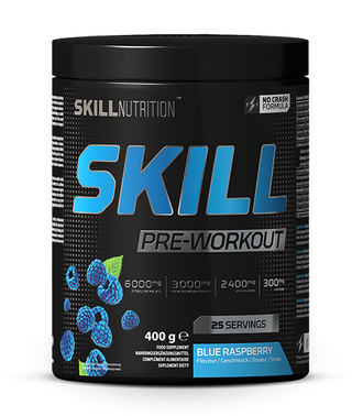 Skill Nutrition Skill Pre-Workout Lampone Blu 400 g — Supplement