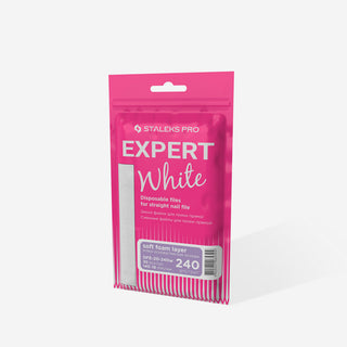 Staleks Lime PapmAm Expert 20 grana 240 bianche 30 pz — Lime per unghie usa e getta