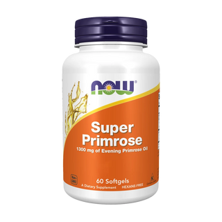 Now Foods Super Primrose 1300 מ"ג 60 כמוסות רכות — תוסף תזונה