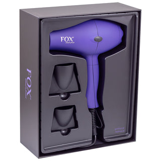 Fox Smart - secador de cabelo com sistema de ionização, diversas cores Violeta