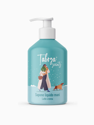 Taboga Sapone Liquido Mani Latte Crema 280 ml — Sapone liquido mani