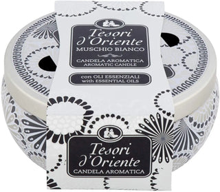 Tesori d'oriente Candela profumata Muschio Bianco 200g — Candela profumata