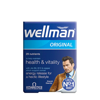 Vitabiotics Wellman Original 30片 — 男士补充剂