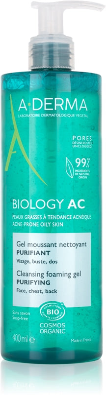 A-Derma Biology AC Gel Schiumogeno Detergente BIO 400ML