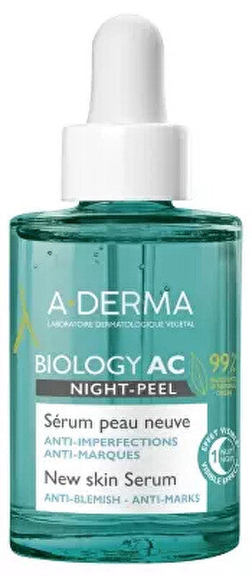 A-Derma Biology Ac Night-Peel (Siero Per Una Pelle Nuova) 30 Ml