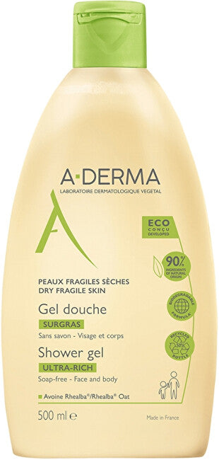 A-Derma Gel Doccia (Gel Doccia Ultra Ricco) - Volume: 500 Ml Con Erogatore