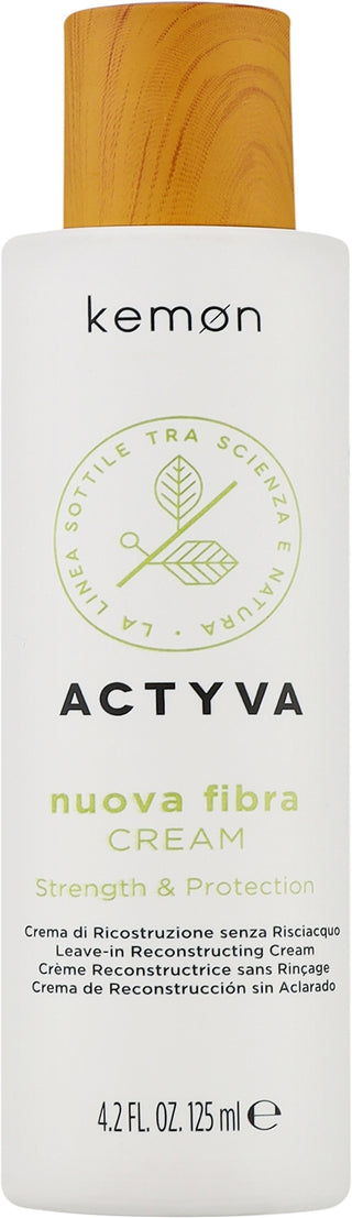 Crema rigenerante per capelli danneggiati Actyva Nuova Fibra Cream Color Protection 125 ml