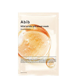 Abib Maschera In Tessuto Illuminante Glutathiosome Fit (Maschera In Tessuto A Ph Leggermente Acido) 30 Ml