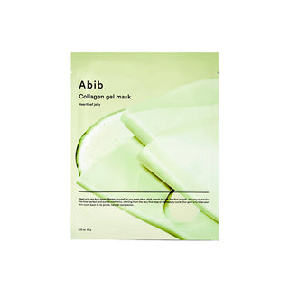 Abib Maschera In Fogli Al Collagene Heartleaf Jelly (Maschera In Gel Al Collagene) 4 Pezzi