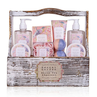 Accentra Set regalo in a wooden basket Secret Garden