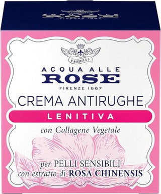 Acqua Alle Rose Acqua Alle Rose - Crema Viso Antirughe Lenitiva Adatta A Pelli Sensibili O Secche 50Ml