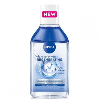 Nivea Acqua Micellare Rigenerante Siero-Infusa + 5% Con Pantenolo E Squalane, 400 Ml