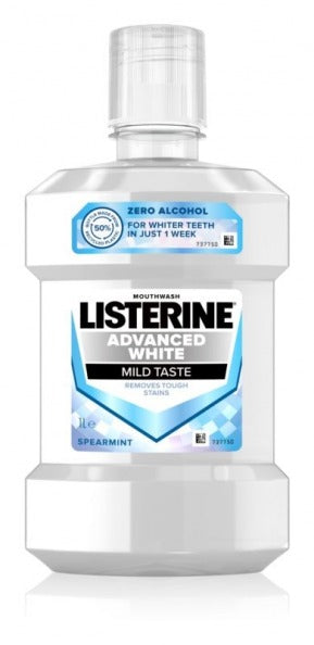 Listerine Advanced White Gusto Delicato 600 Ml