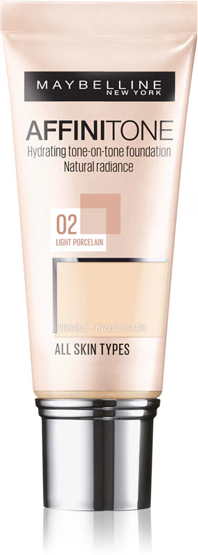 Maybelline Affinitone 02 Light Porcelain 30 ml