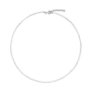 Again jewelry Colier cu margele Moonstone AJKNA003