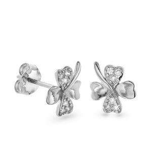 Again jewelry Orecchini in argento Quadrifoglio con cubic zirconia AJNS0034
