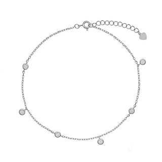 Again jewelry Frumoasă brățară de argint cu zirconiu AJNH0005