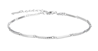 Agato Glittrande silverarmband med Zirconia AGB756/21