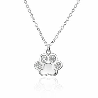 Agato Girls´ silver Collana Paw AGT-ND03W