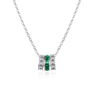 Agato Elegante Collana In Argento Con Zirconi Agt-N039Wgr