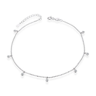Agato Fint silverarmband med zirkonia AGB772/21