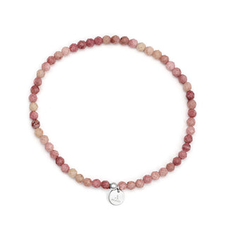 Agato Bracciale Di Perline Con Rodonite Pol-B01/17G