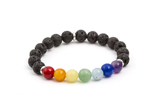 Agato Braccialetto Di Perline In Pietre Minerali Mink89/17