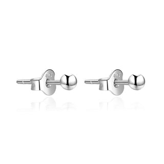 Agato Orecchini A Bottone Minimalisti In Argento Agt-E183P-3