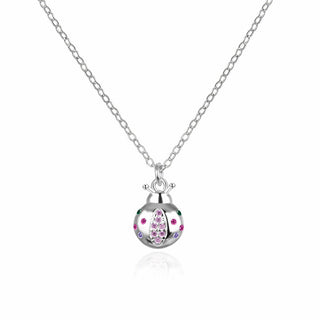 Agato Collana Coordinata In Argento Coccinella Con Zirconi Agt-Nd01C