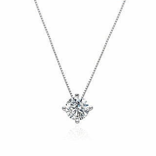 Agato Collana In Argento Coordinata Con Zircone Trasparente Agt-N052W