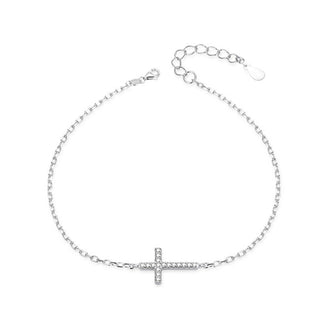 Agato Decent silver Bracciale Křížek AGB763/21