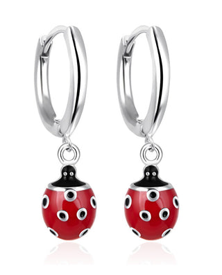 Agato Coccinelle כסף עגילי חישוק AGT-ED019K
