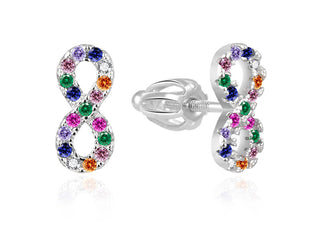 Agato Orecchini Scintillanti In Argento Infinity Agt-E171Sc