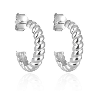 Agato Orecchini Semicircolari In Argento Agt-E191P