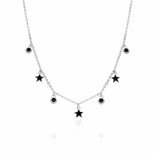 Agato Collana In Argento Con Pendenti Agt-N049Bk