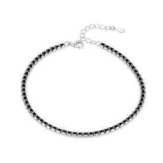 Agato Elegante Bracciale Tennis In Argento Agb777/21-Bk