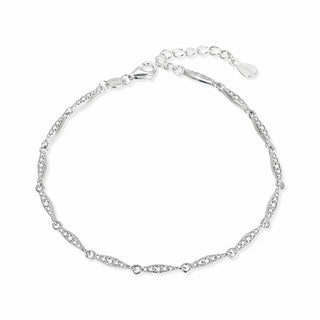 Agato Glittrande silverarmband med Zirconia AGB757/21