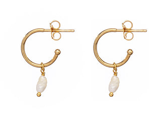 Alisia Eleganti Orecchini Placcati Oro Con Vera Perla Al1662.01.000