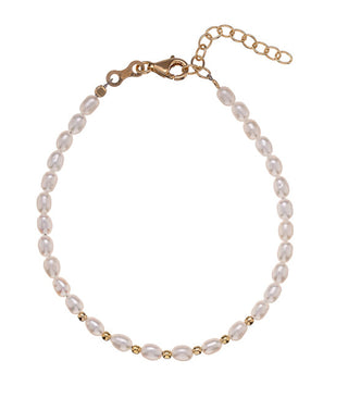 Alisia Beaded Bracciale made of freshwater pearls AL4906-Oro