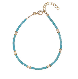 Alisia Bracelet With Turquoise Beads And Delicate Mother-of-Pearl Al4990.01.000 