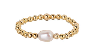 Alisia Anello A Sfera Placcato Oro Con Perla D'Acqua Dolce Al4794.01.000.D - Circuito: 53 Mm