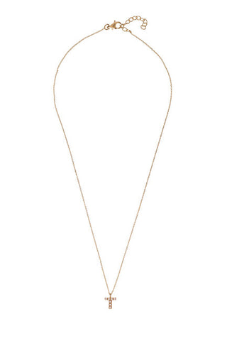 Alisia Collana Placcata Oro Con Perle Swarovski "T" Al4258.01.920