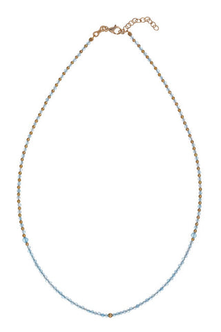 Alisia Affascinante Collana Placcata Oro Realizzata Con Perle Di Giada Blu Al4951.01.073